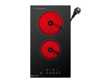 Placa de fog�o vitrocer�mica AMZCHEF CE-T-32CB2xyP200-AC