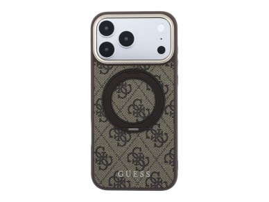 Guess Ring Stand 360 4G Classic Logo MagSafe Case for iPhone 18 Pro Max / 17 Pro Max - Brown Guess Ring Stand 360 4G Classic Logo MagSafe Case for iPhone 18 Pro Max / 17 Pro Max - Brown