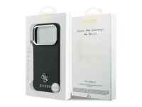 Guess Saffiano Small 4G & Classic Logo MagSafe Case for iPhone 18 Pro / 17 Pro - Black Guess Saffiano Small 4G & Classic Logo MagSafe Case for iPhone 18 Pro / 17 Pro - Black