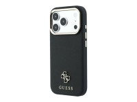Guess Saffiano Small 4G & Classic Logo MagSafe Case for iPhone 18 Pro / 17 Pro - Black Guess Saffiano Small 4G & Classic Logo MagSafe Case for iPhone 18 Pro / 17 Pro - Black