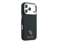 Guess Saffiano Small 4G & Classic Logo MagSafe Case for iPhone 18 Pro / 17 Pro - Black