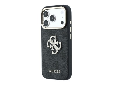Guess 4G & Big Strass Logo Case for iPhone 18 Pro / 17 Pro - Black Guess 4G & Big Strass Logo Case for iPhone 18 Pro / 17 Pro - Black