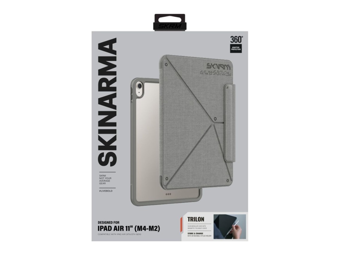 Funda Skinarma Trilon para iPad Air 11" M2 2024 / M4 2026 gris