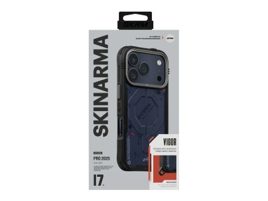 Etui Skinarma Vigor MagSafe do iPhone 17 Pro/18 Pro niebieski