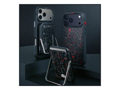 Case Skinarma Vektor MagSafe for iPhone 17 Pro Max onyx