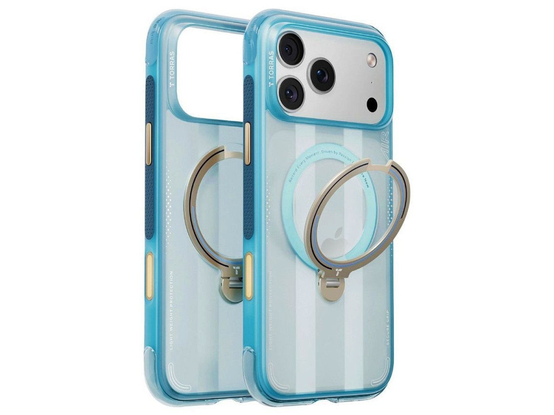 Torras - Capa Ostand Q3 Air Football Series para iPhone 17 Pro / iPhone 18 Pro - �guia dos Pampas